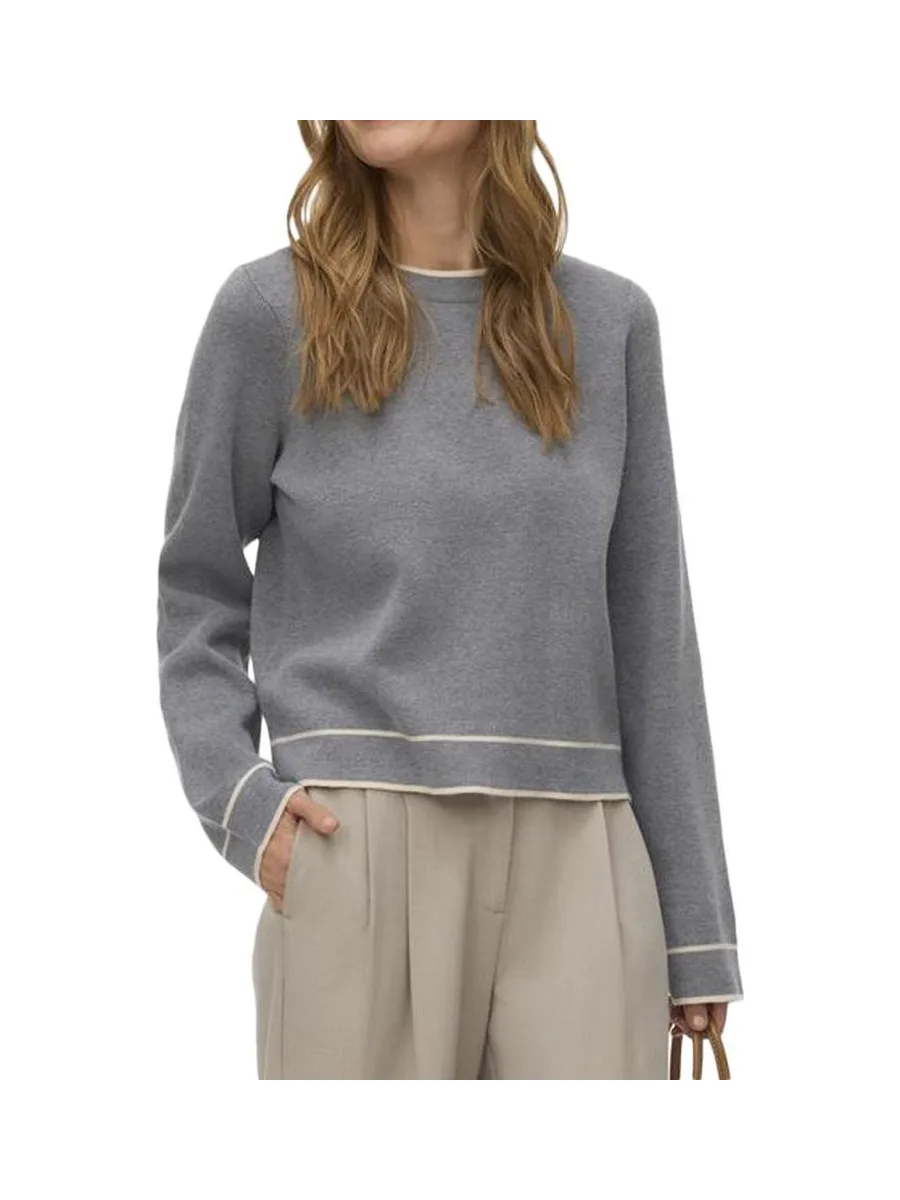 Pull Gris Femme Vero Moda Gold 1