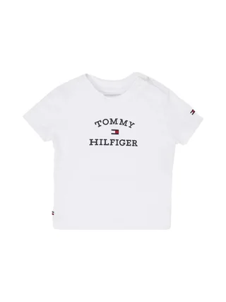 T-shirt Blanc Garçon Bébé Tommy Hilfiger KN0KN01805 1