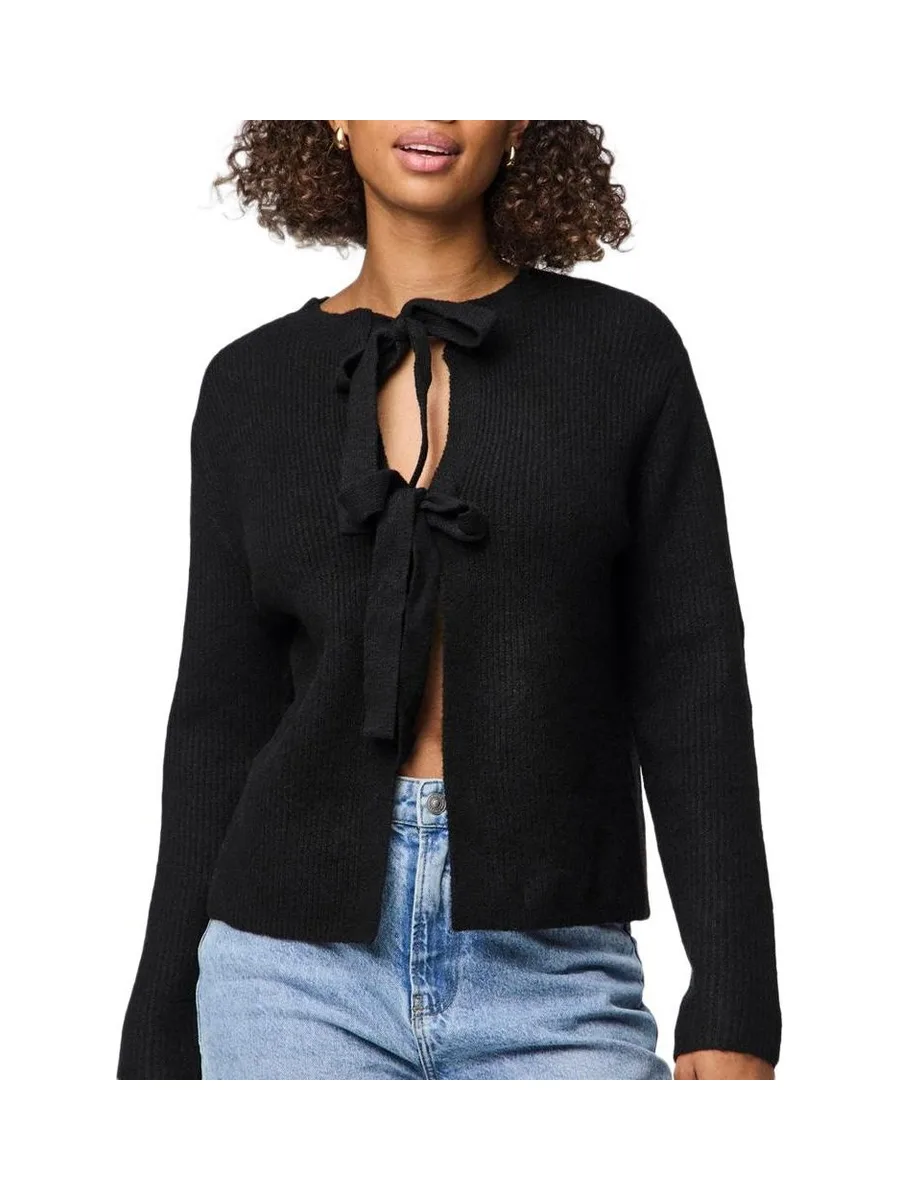 Pull Noir Femme Pieces Silly 2