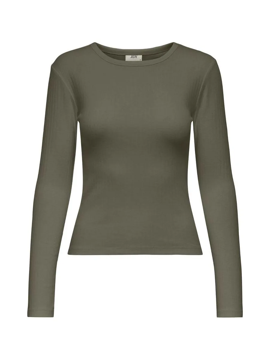 T-Shirt Manches Longues Kaki Femme JDY Vaya 1