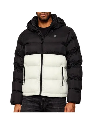 Doudoune Noir/Blanche Homme Calvin Klein Jeans Nylon 1