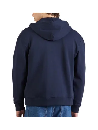 Sweat Zippé Marine Homme Calvin Klein Jeans Terry Monog 2