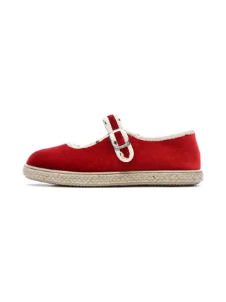 Chaussons Rouge Fille Pare Gabia Maite 1