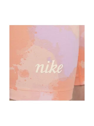 Short Cycliste Orange/Mauve Camouflage Femme Nike 3