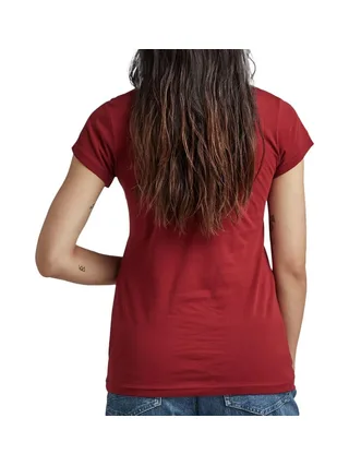 T-shirt Rouge Femme G-Star Raw Eyben D21314 2