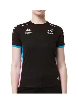 Maillots de Sport Noir Femme Kappa Adoliw Alpine F1 1