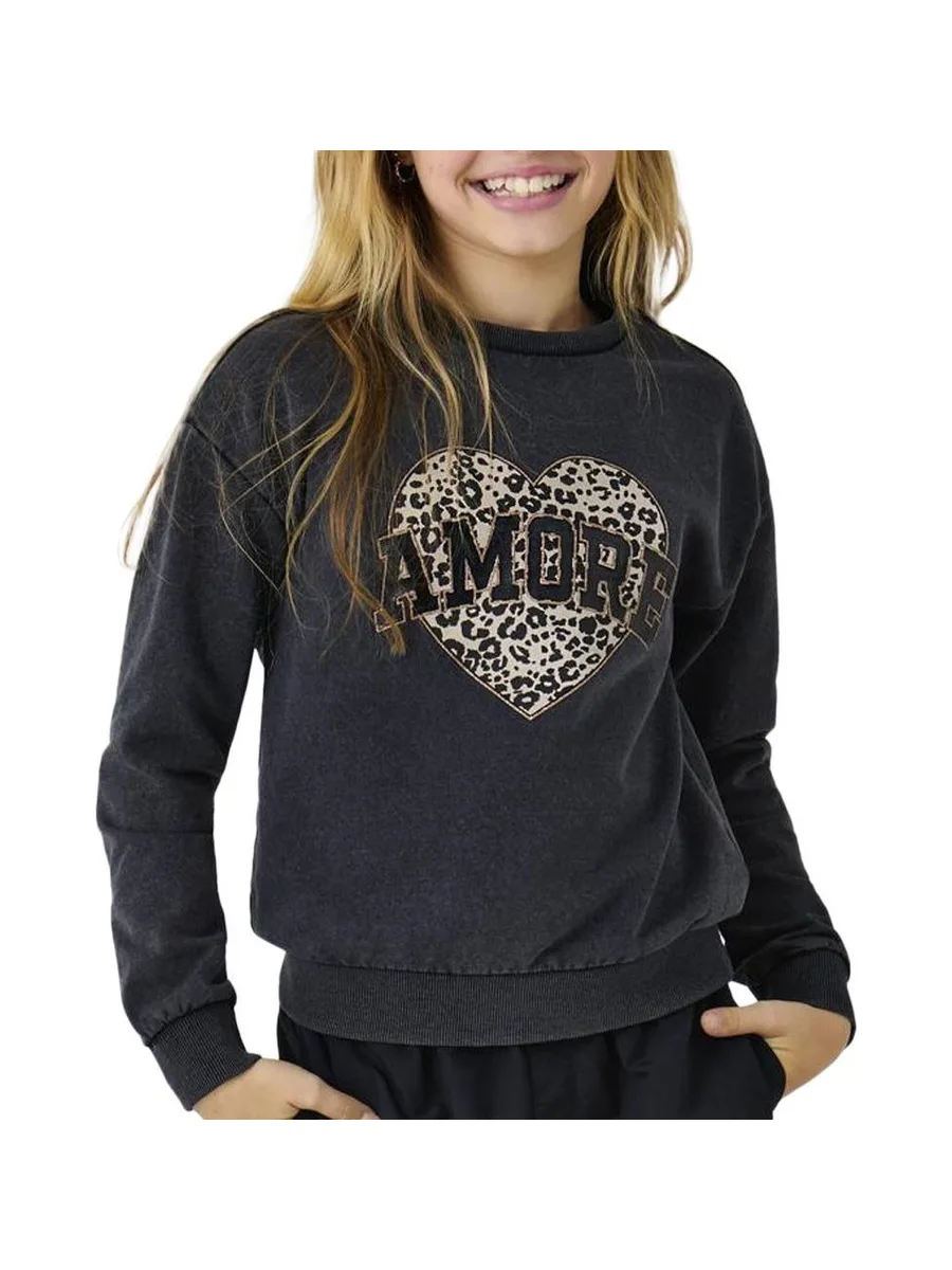Sweat Gris Fille Kids ONLY Gruna 2