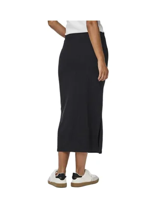 Jupe Midi Noir Femme Pieces Kylie 2