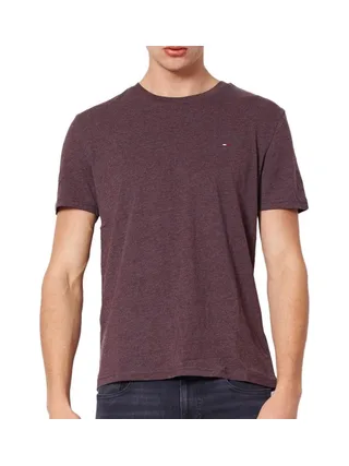 T-shirt Marron Homme Tommy Hilfiger Tjm X Slim Jaspe 1