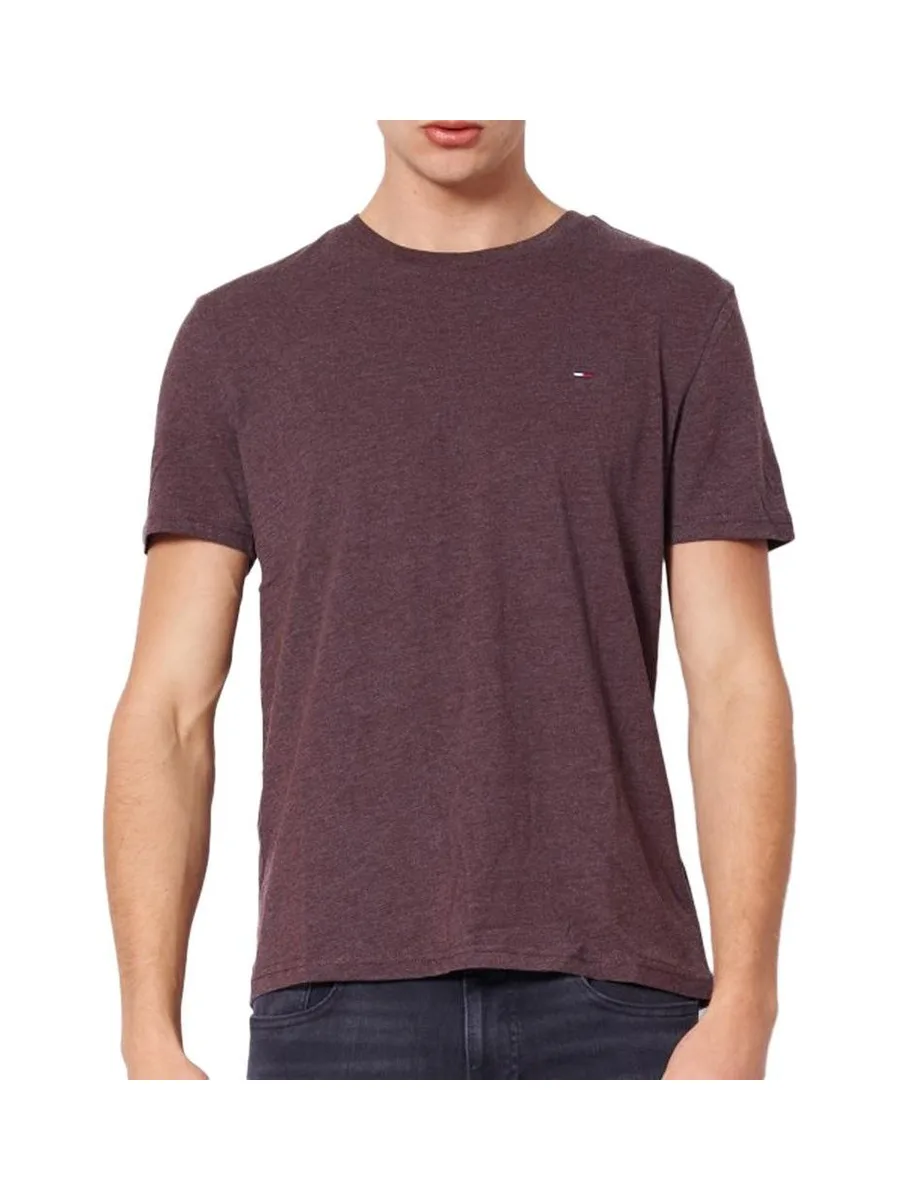 T-shirt Marron Homme Tommy Hilfiger Tjm X Slim Jaspe 1