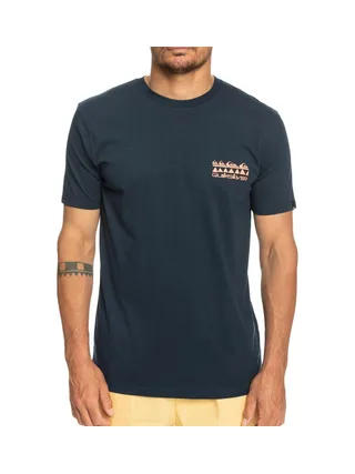 T-Shirt Marine Homme Quiksilver Quikspray 1