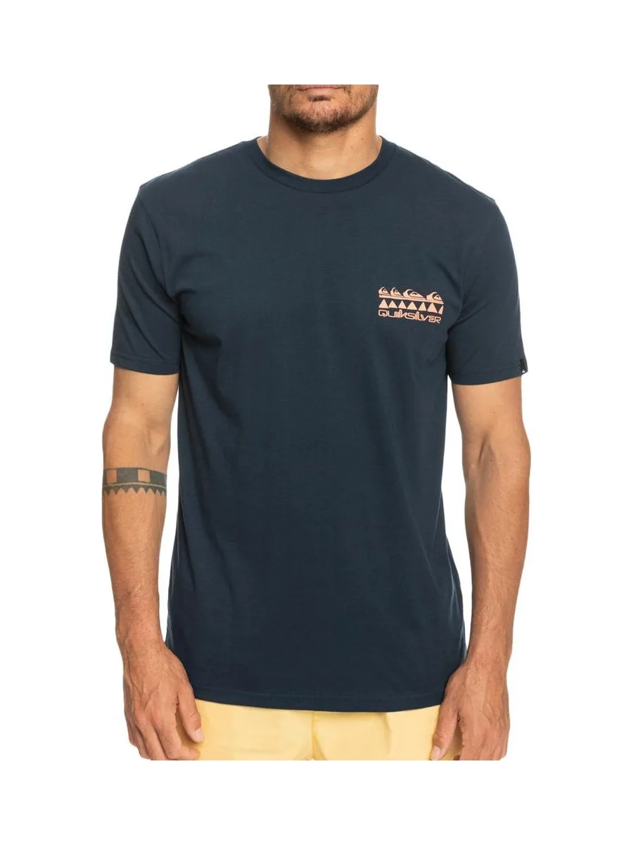 T-Shirt Marine Homme Quiksilver Quikspray 2
