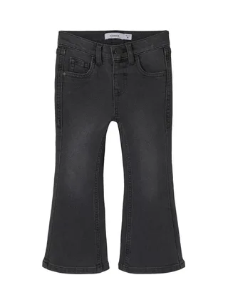 Jean Bootcut Noir Fille Name it Polly 1