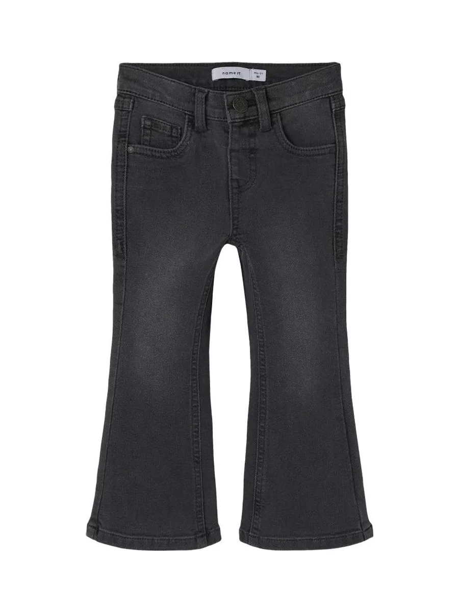 Jean Bootcut Noir Fille Name it Polly 1