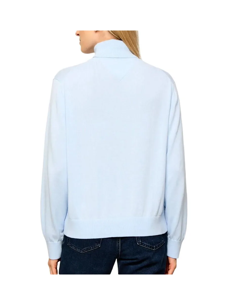 Pull Bleu Clair Femme Tommy Hilfiger Essential 3