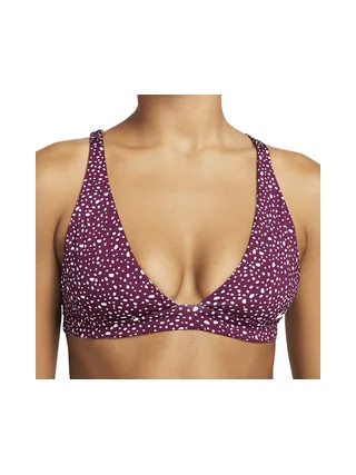 Haut de maillot de bain Violet Femme Nike Reversible Bralette 1