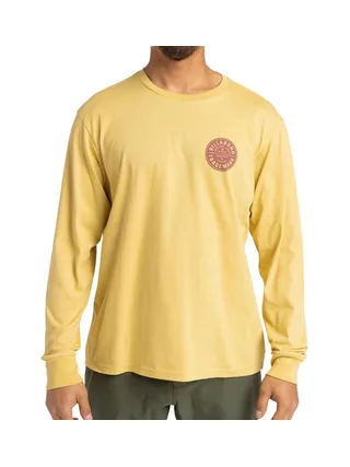 T-Shirt Manches Longues Jaune Homme Billabong Stamp 1
