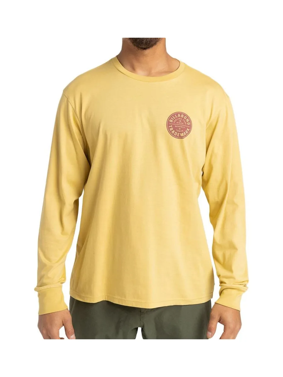 T-Shirt Manches Longues Jaune Homme Billabong Stamp 2