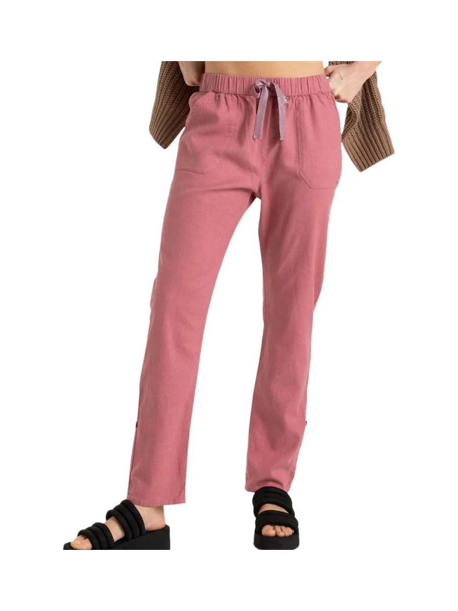Pantalon fluide Rose Femme Roxy The Seashore 2