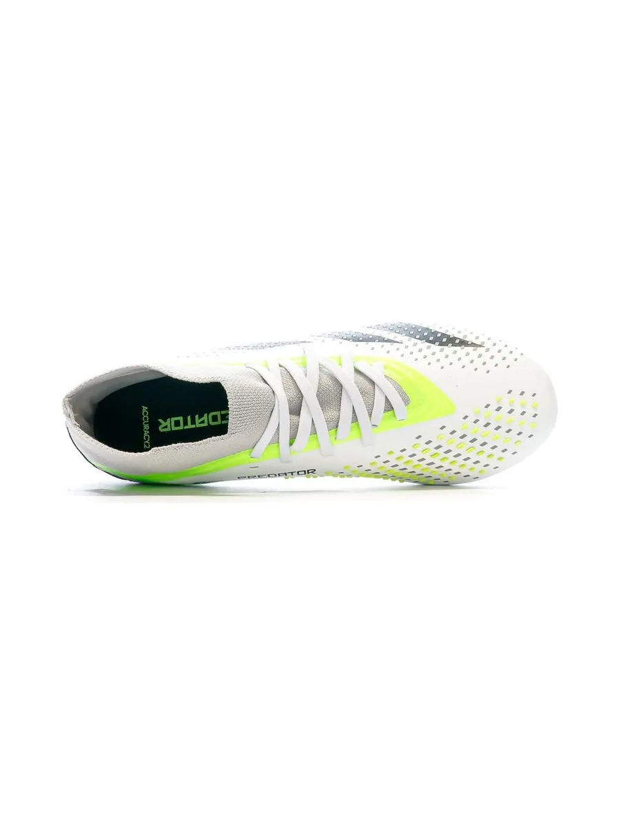 Chaussures de foot Blanc/Vert Homme Predator Accuracy.2 FG 5