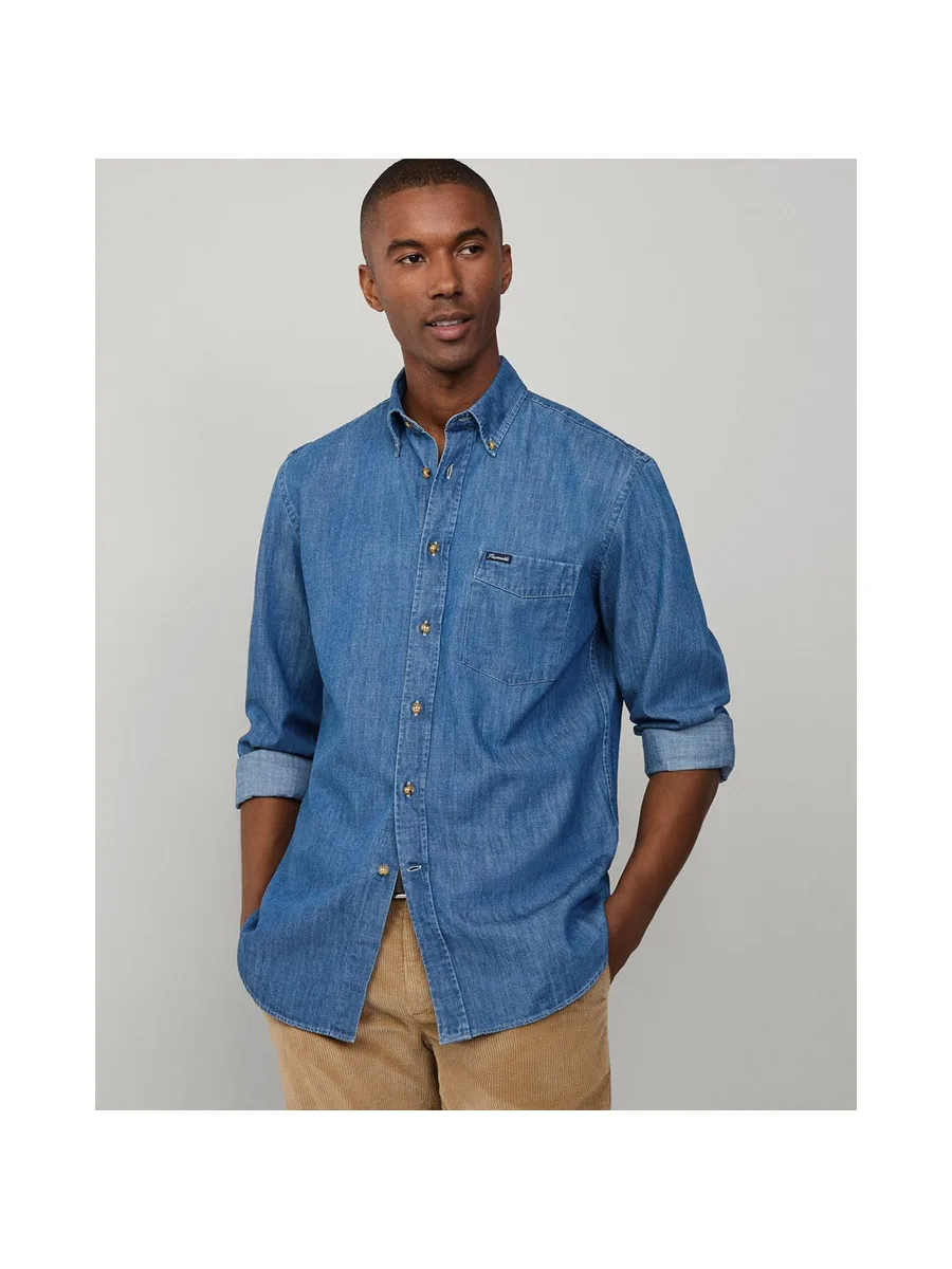 FAçONNABLE Cl Bd Indigo Twill - Chemise en jean 2