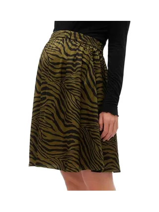Jupe Kaki/Noir Femme Mamalicious Eandra 1