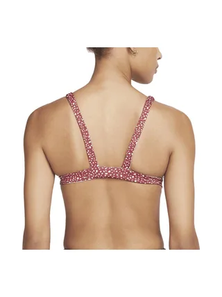 Haut de maillot de bain Rouge Femme Nike Reversible Bralette 2
