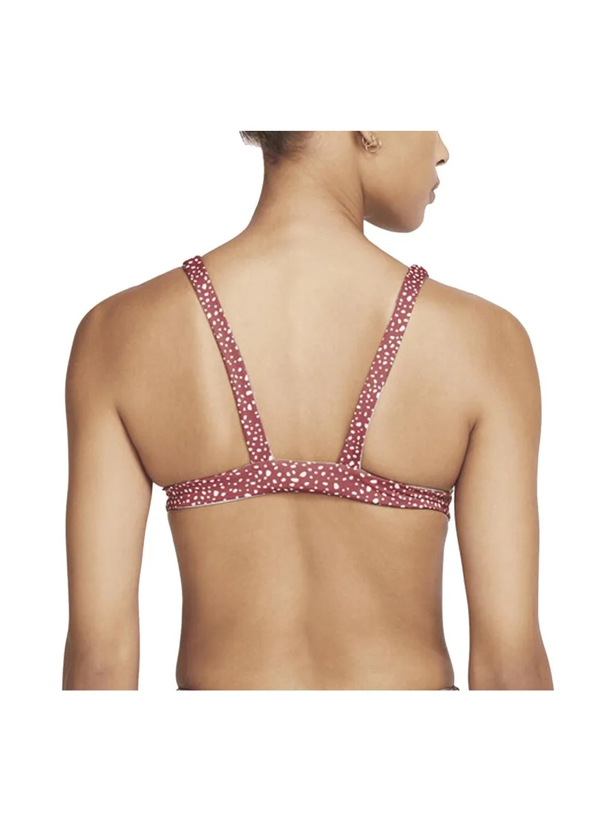 Haut de maillot de bain Rouge Femme Nike Reversible Bralette 3
