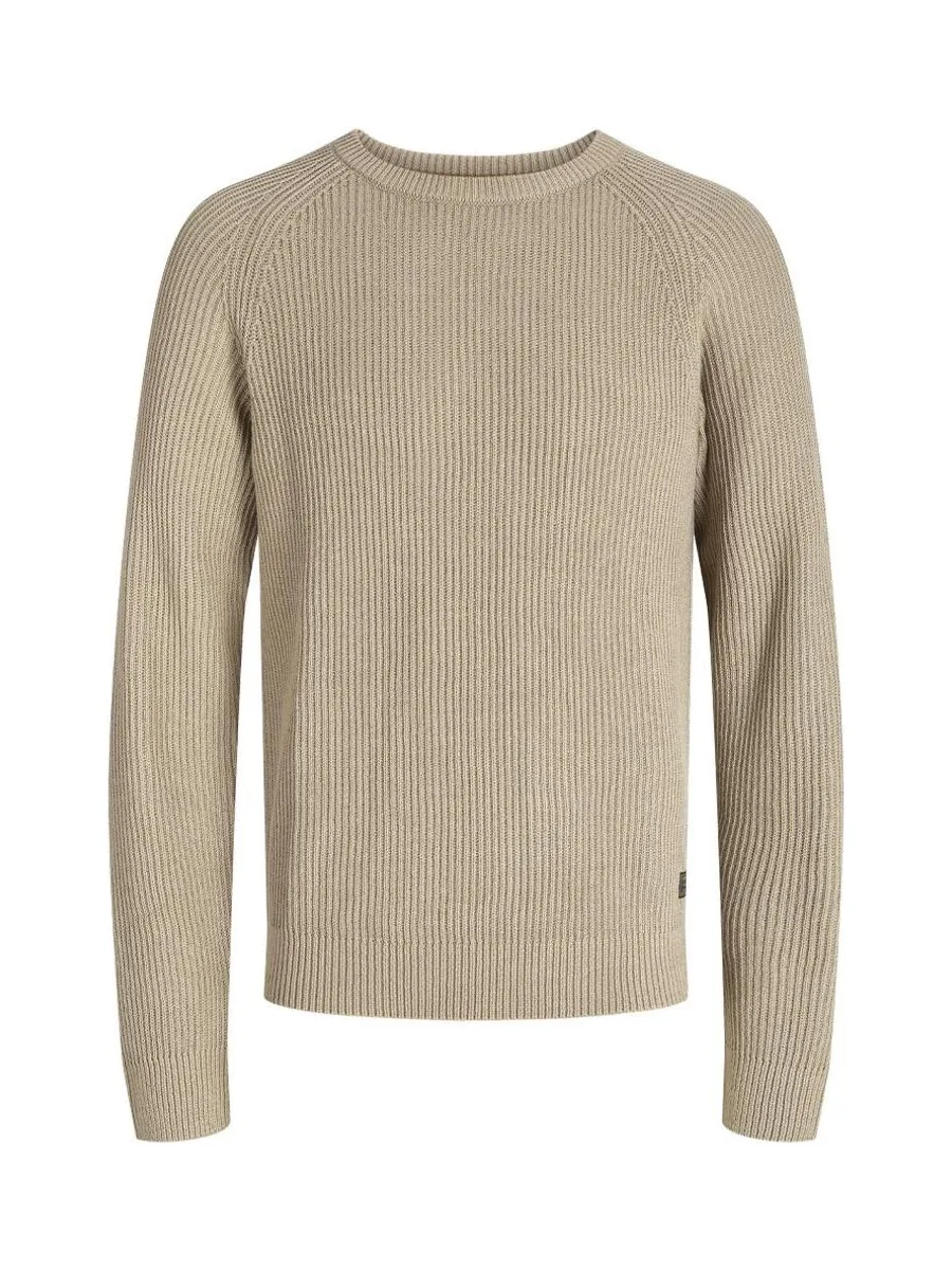 Pull en Maille Beige Homme Jack & Jones Pannel 2