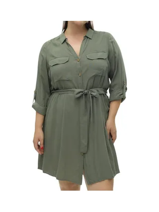 Robe Kaki Femme Vero Moda Vmbumpy 1