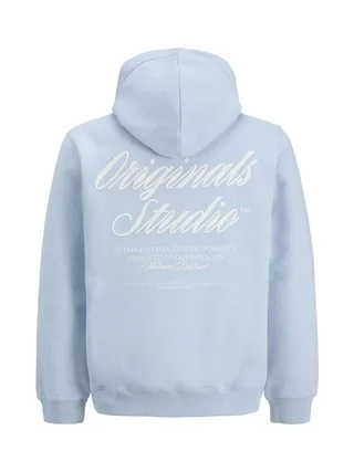 Sweat à Capuche Bleu Homme Jack & Jones Typo 2