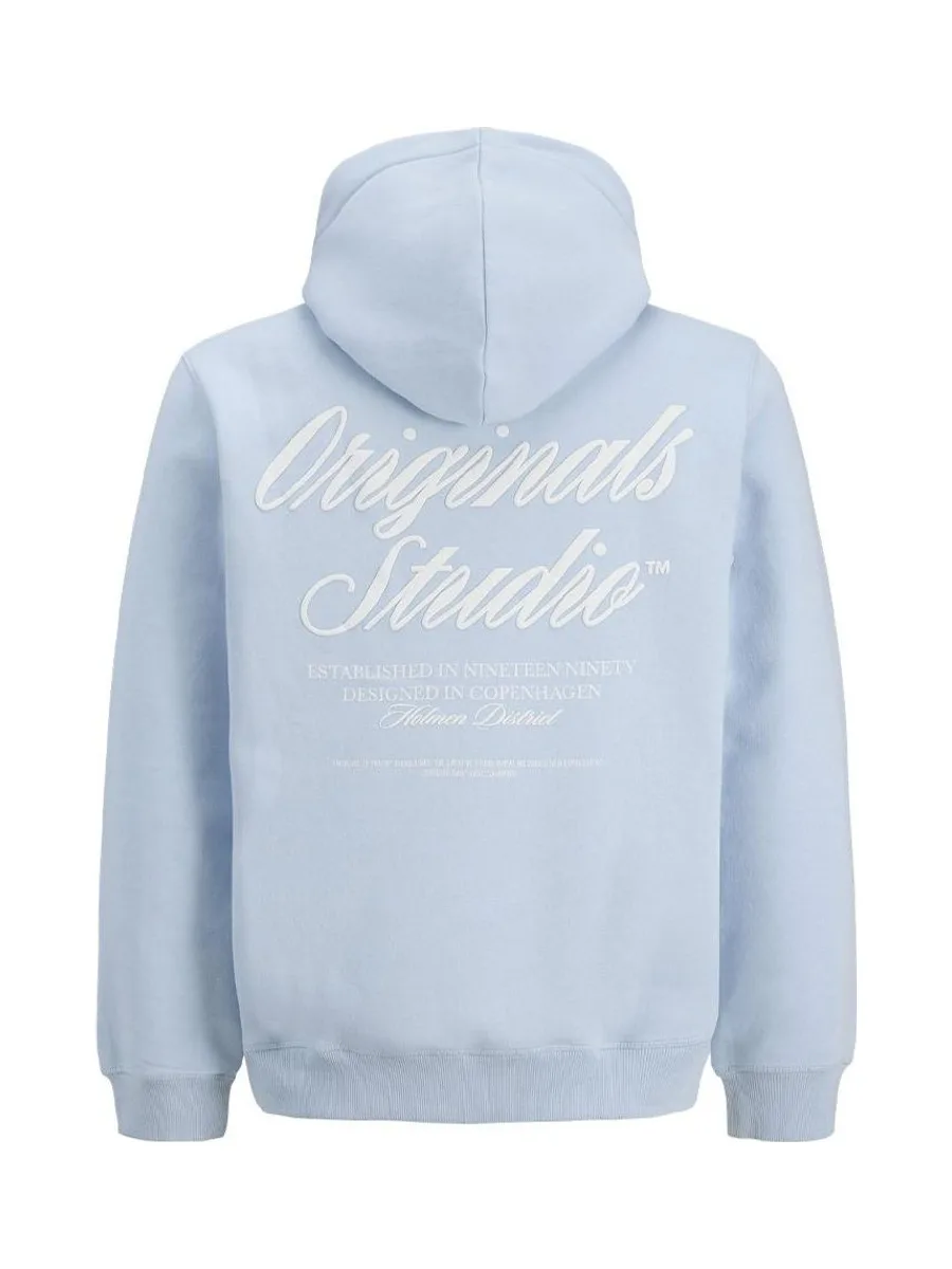 Sweat à Capuche Bleu Homme Jack & Jones Typo 3