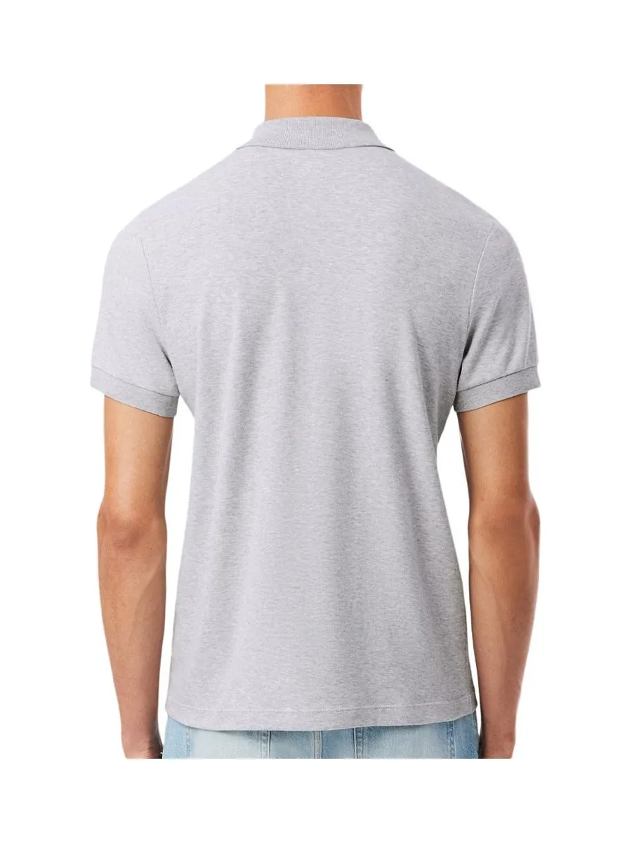 Polo Gris Homme Lacoste Regular Fit Pima 3