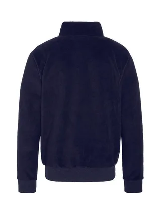 Sweat Polaire Marine Homme Schott Half Zipped 2