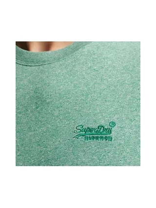 T-shirt Vert d'eau Homme Superdry Vintage Logo 2