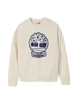 Sweat Blanc/Marine Garçon Timberland T60444 1