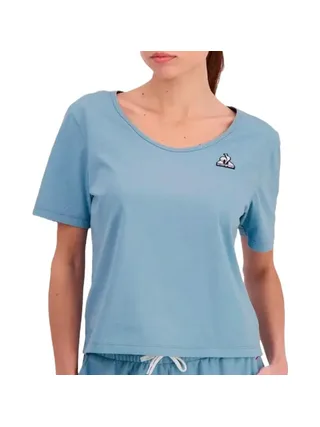 T-shirt Bleu Femme Le Coq Sportif Ess Tee Ss 1
