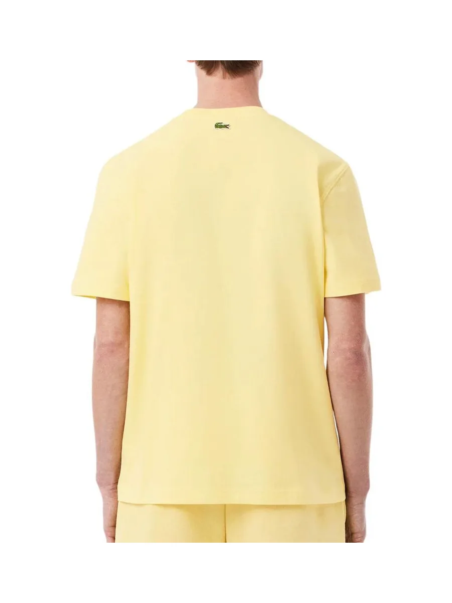 T-shirt Jaune Homme Lacoste TH0284 3