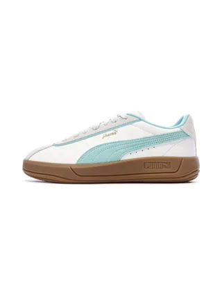Baskets Blanches/Turquoise Femme Puma Club Klassika 1