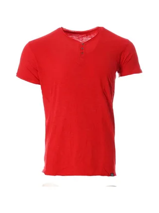 T-shirt Rouge Homme Paname Brothers TAZIO 3