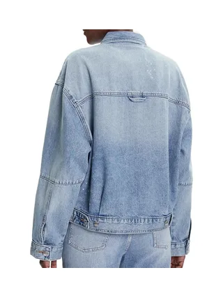Veste en Jean Bleu Femme Calvin Klein Jeans Denim Jacket 2