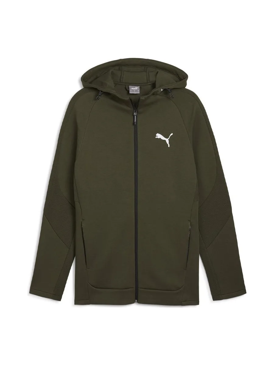 Sweat Zippé Kaki Homme Puma Evostripe 681700 2