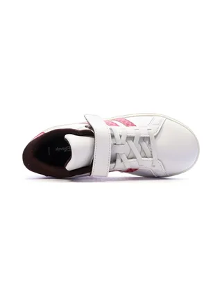 Baskets Blanches/Rouges Fille Adidas Grand Court Minnie 4