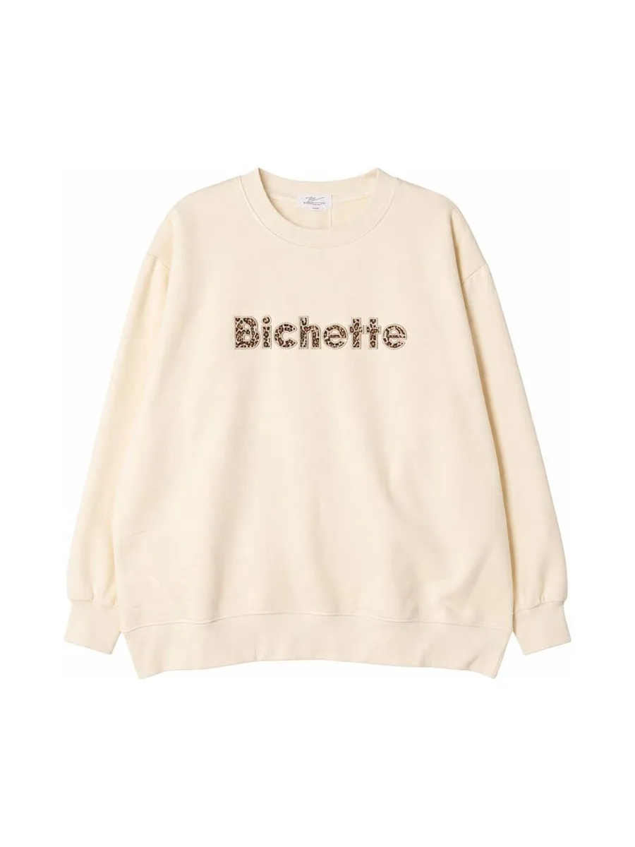 Sweat Beige Fille PM Mère & Fille Bichette 3