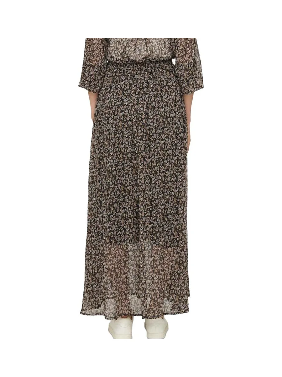 Jupe Imprimé Noir Femme JDY Nicole Maxi 2