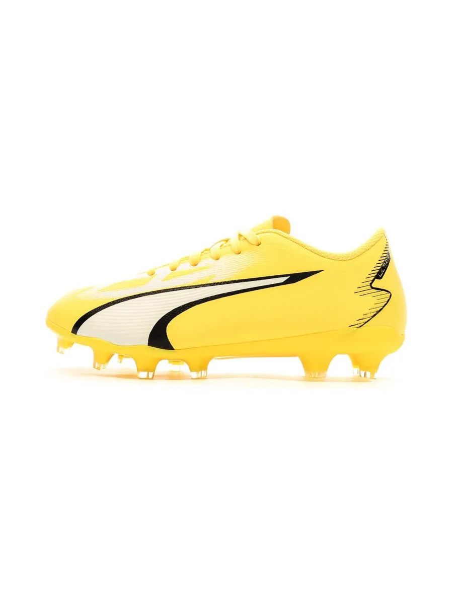Chaussures de Foot Jaunes Enfant Ultra Play FG/AG 1