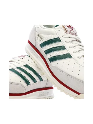 Baskets Vertes/Blanches/Bordeaux Homme Adidas Sl 72 7