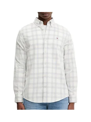 Chemise Blanc/Beige/Bleu Homme Tommy Hilfiger DM0DM22408 1