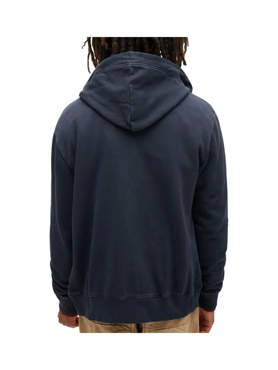 Sweat Zippé Marine Homme Superdry Plain Hood 3