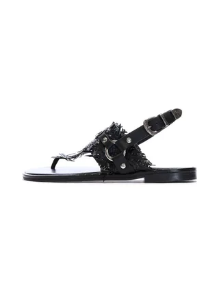 Sandales Noir Femme Replay Nairobi Thong 1